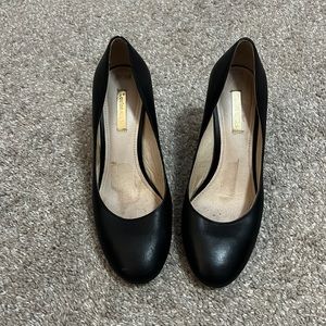 Louise et cie leather pump in black, size 8